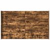 vidaXL Storage Bed Frame Smoked Oak 120 x 190 cm Engineered Wood