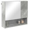 vidaXL Mirror Cabinet Concrete Grey 59 x 17 x 55 cm Engineered Wood