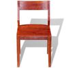 vidaXL Dining Chairs 2 pcs Solid Acacia Wood Acacia