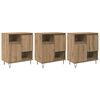 vidaXL Sideboard 3 pcs Artisan Oak 60 x 35 x 70 cm