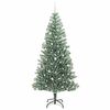 vidaXL Artificial Christmas Tree Snow Flocked with LED Light 240 cm