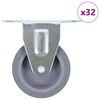 vidaXL 32 pcs Fixed Casters 75 mm
