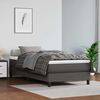 vidaXL Pocket Spring Bed Mattress Medium Grey 100x200x20 cm Faux Leather