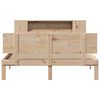 vidaXL Bookcase Bed without Mattress 120x200cm Solid Wood Pine
