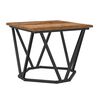vidaXL Coffee Table 3 pcs Old Wood Engineered Wood and Steel