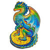 UNIDRAGON 330 Piece Wooden Jigsaw Puzzle Guarding Dragon King Size 27x44 cm