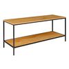 House Nordic TV Stand with 2 Shelves "Avery" Oak and Black
