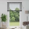 vidaXL Venetian Blind Manual Adjustable Black 213 x 130 cm PVC