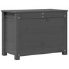 vidaXL Storage Box Grey 60x32x45.5 cm Solid Wood Pine