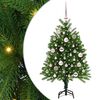 vidaXL Christmas Tree with 150 LEDs with Stand Green 120 cm PE