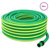 vidaXL Garden Hose 5-Ply Green and Yellow 1 / 2'' 10 m PVC