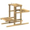 vidaXL Plant Stand White 82 x 36 x 60 cm Solid Acacia Wood
