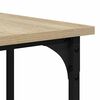 vidaXL Desk Sonoma Oak 139x139x75 cm Engineered Wood