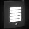 vidaXL Outdoor Wall Light Black 23.5 x 10.5 x 26 cm Stainless steel
