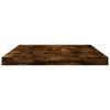 vidaXL Wall Shelves 4 pcs Smoked Oak 40x20x1.5 cm Engineered Wood