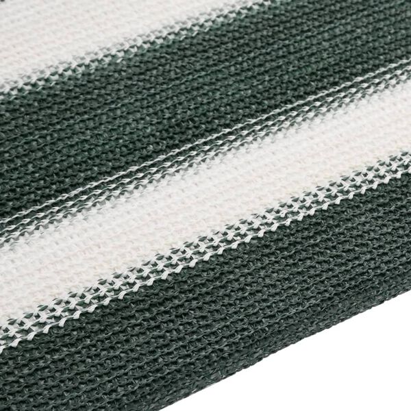 vidaXL Privacy Net Green and White 1.8x25 m HDPE 195 g/m&sup2;