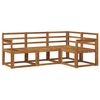 vidaXL Outdoor Sofa Set Natural Solid Acacia Wood