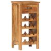 vidaXL Wine Cabinet 40x30x80 cm Solid Acacia Wood