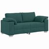 vidaXL Sofa Dark Green 180 x 77 x 82 cm Fabric