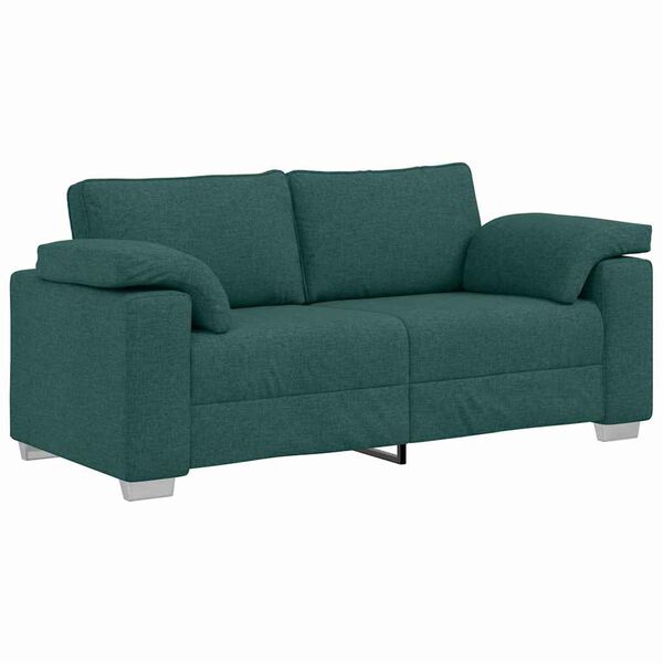 vidaXL Sofa Dark Green 180 x 77 x 82 cm Fabric