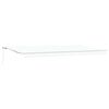 vidaXL Retractable Awning White 600 x 350 cm Polyester and Aluminium