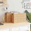 vidaXL Magazine Baskets 2 pcs Natural 39 x 14 x 25 cm Water hyacinth