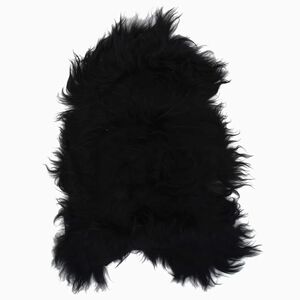 vidaXL Sheepskin Chair Cover | Black | 100% Sheepskin | Large