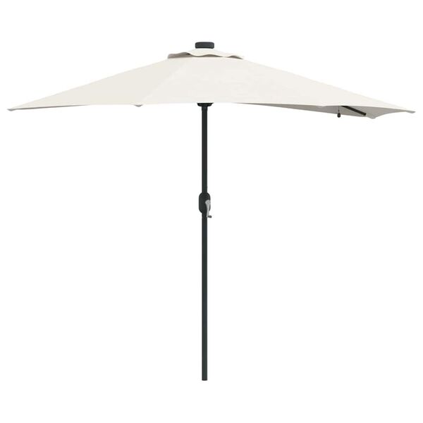 vidaXL Garden Parasol Sand 294 x 150 x 223 cm Polyester and Steel
