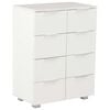 vidaXL Sideboard | High Gloss White | Engineered wood with high gloss finish