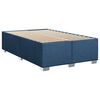 vidaXL Box Spring Bed with Mattress Blue 120x200 cm Fabric