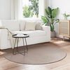 vidaXL Area Rugs Round HUARTE Beige &Oslash; 160 CM Polyester