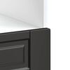 vidaXL Oven Cabinet Porto Black Engineered Wood