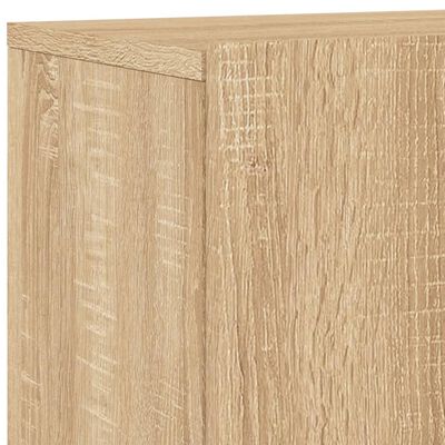 vidaXL 6 Piece TV Wall Units Sonoma Oak Engineered Wood