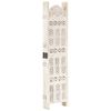 vidaXL Hand carved 5-Panel Room Divider White 200x165 cm Solid Mango Wood