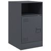 vidaXL Bedside Cabinets 2pcs Anthracite 34.5x39x62 cm Steel