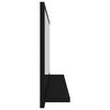 vidaXL Bathroom Mirror Black 80x10.5x37 cm Engineered Wood