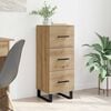 vidaXL Sideboard with Drawer Artisan Oak 34.5 x 34 x 90 cm