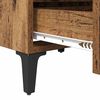 vidaXL Bedside Cabinet 2 pcs Old wood 40 x 35 x 50 cm Engineered wood