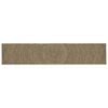 vidaXL Area Rug Natural and Black 60 x 400 cm Jute