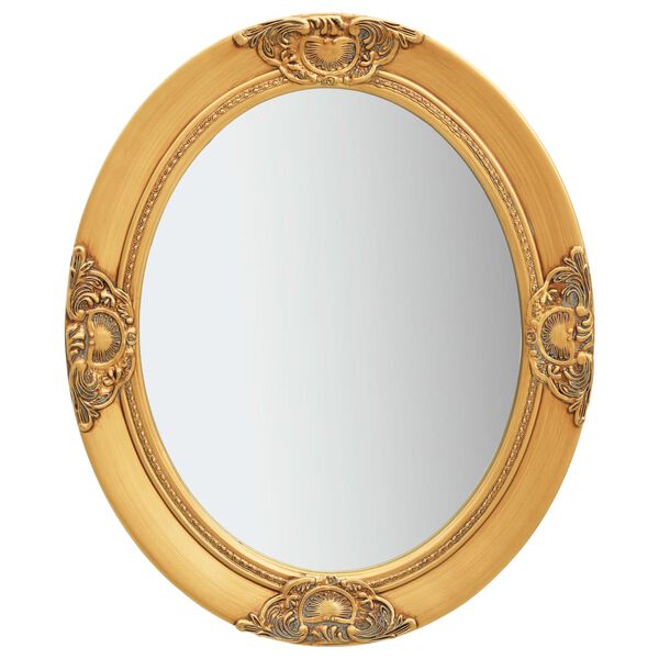 vidaXL Wall Mirror Baroque Style 50x60 cm Gold