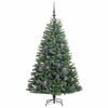 vidaXL Artificial Hinged Christmas Tree Green 150 cm PVC and Metal
