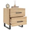 vidaXL Bedside Cabinets 2 pcs Sonoma Oak 40x35x47.5 cm Engineered Wood
