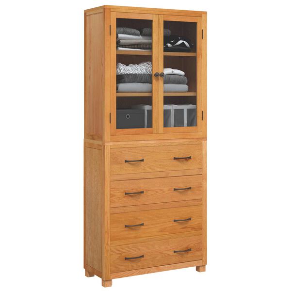 vidaXL Storage Furniture Set with Drawer Brown Engineered wood