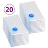 vidaXL Vacuum Travel Storage Bags Clothing Bags 80x60 cm 20 pcs