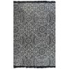 vidaXL Kilim Rug Cotton 120x180 cm with Pattern Grey