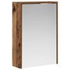 vidaXL Bathroom Mirror Cabinet with Shelf Old Wood 43 x 16 x 62.5 cm