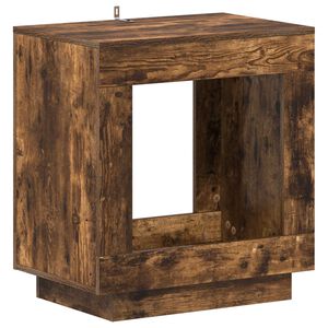 vidaXL Side Table Smoked Oak 60 x 40 x 65 cm Engineered Wood