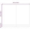vidaXL Retractable Awning Multicolour 350 x 250 cm Fabric and Metal