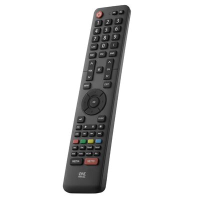 One For All TV Replacement Remote Control Hisense Black