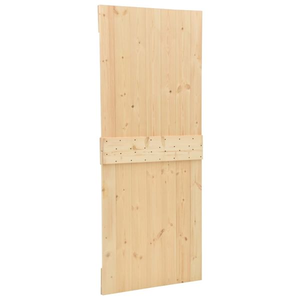 vidaXL Door 90x210 cm Solid Pine Wood